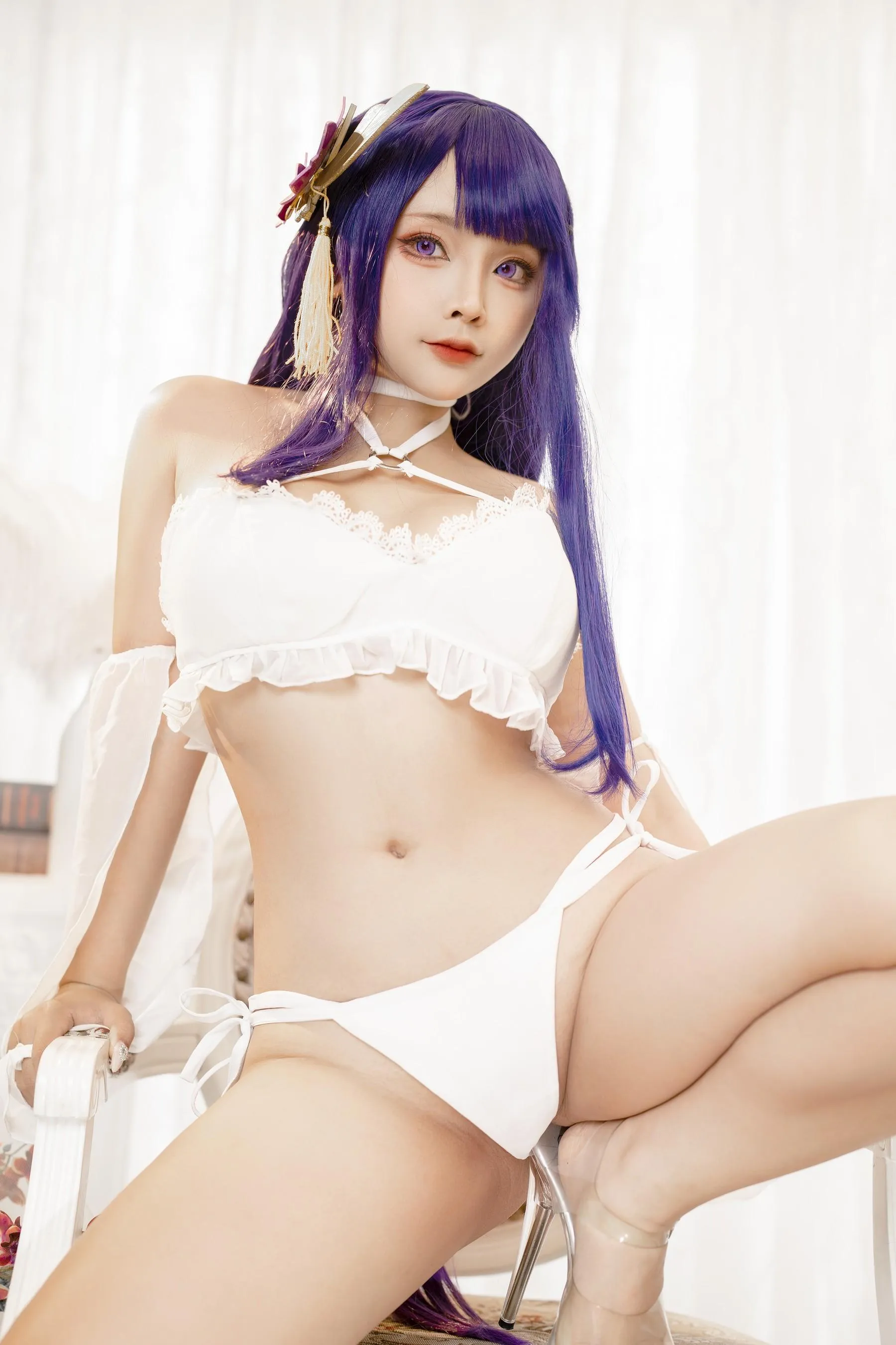 Sally Dorasnow – NO.54  x Sayo Momo Raiden Yae [21P]插图1
